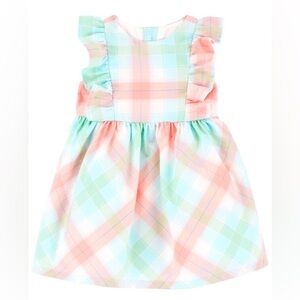 Carter’s Plaid Pastel Toddler Dress- 18 months